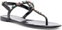 Stuart Weitzman embellished slingback sandals Black - Thumbnail 2