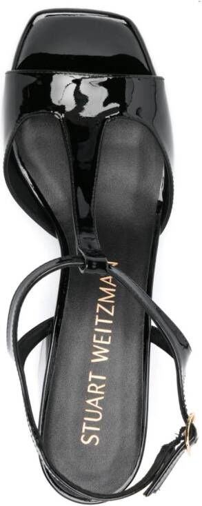Stuart Weitzman Flareblock 75mm sandals Black