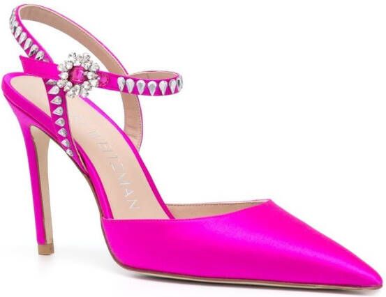 Stuart Weitzman Gemcut ankle-strap pumps Pink