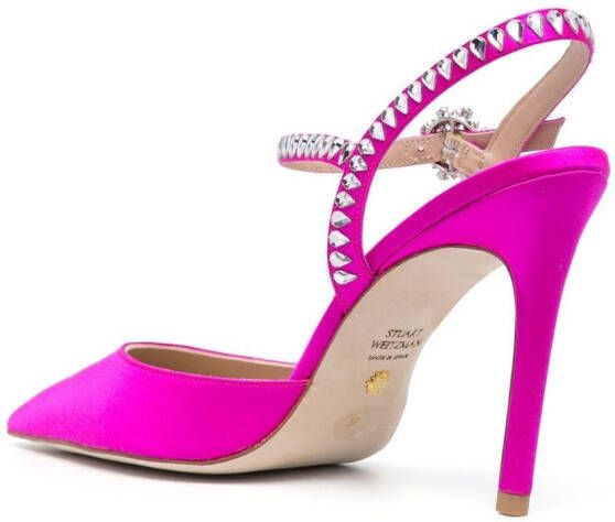 Stuart Weitzman Gemcut ankle-strap pumps Pink