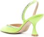 Stuart Weitzman Gemcut XCurve 85mm slingback pumps Green - Thumbnail 3