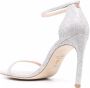 Stuart Weitzman glittered leather sandals Silver - Thumbnail 3