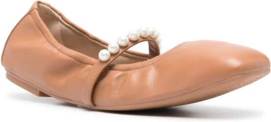 Stuart Weitzman Goldie ballerina shoes Brown