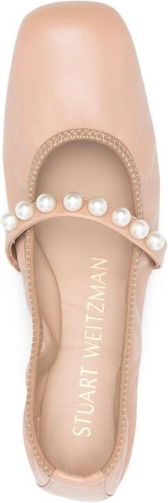 Stuart Weitzman Goldie ballerina shoes Neutrals