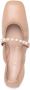 Stuart Weitzman Goldie pearl-embellished leather flats Pink - Thumbnail 4