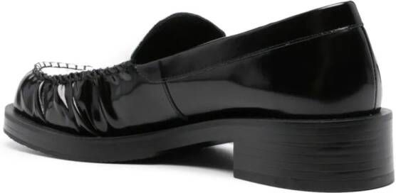Stuart Weitzman Grayson colour-block design loafers Black