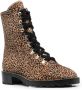 Stuart Weitzman jaguar-print 40mm ankle boots Brown - Thumbnail 2