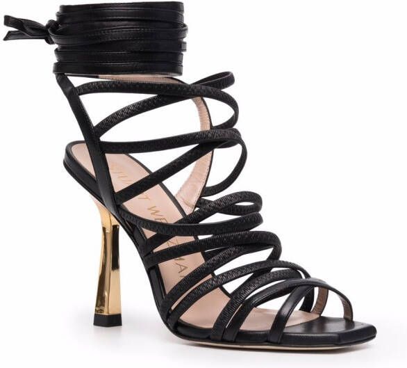 Stuart Weitzman Jaxie 100mm sandals Black