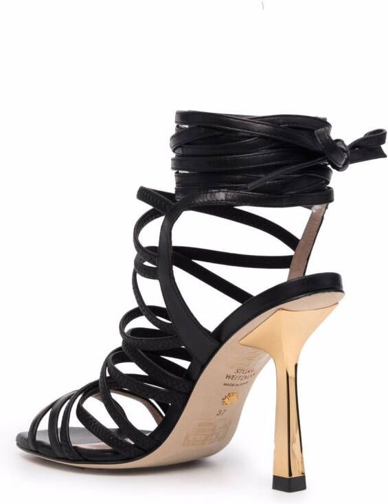 Stuart Weitzman Jaxie 100mm sandals Black