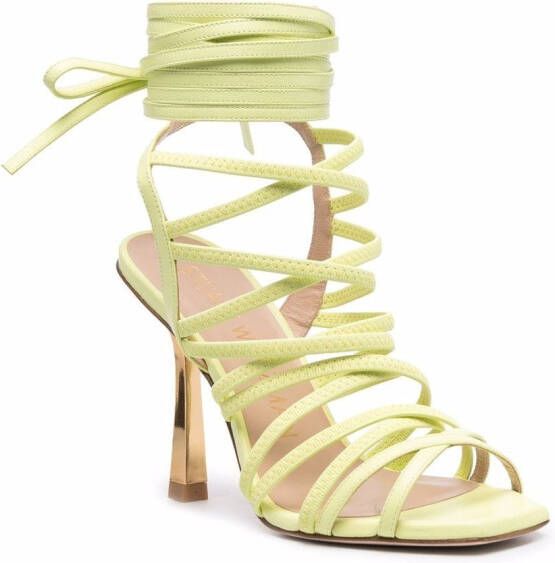 Stuart Weitzman Jaxie open-toe sandals Yellow