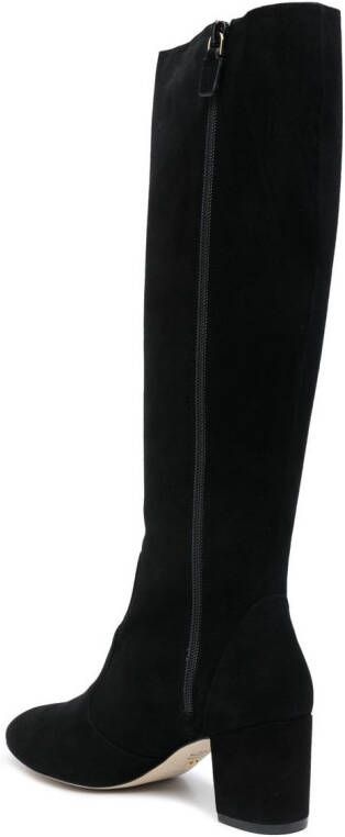 Stuart Weitzman knee-length leather boots Black