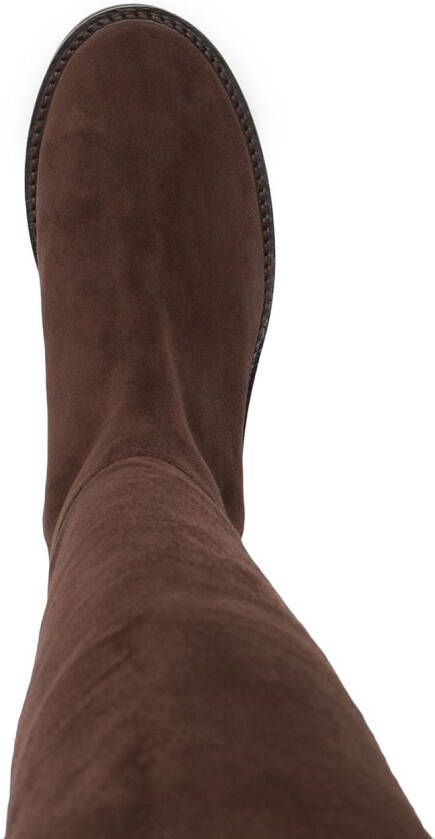 Stuart Weitzman knee-length suede boots Brown