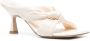 Stuart Weitzman knot-detail leather mules White - Thumbnail 2