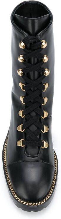 Stuart Weitzman Kolbie lace-up boots Black