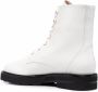 Stuart Weitzman lace-up leather boots White - Thumbnail 3