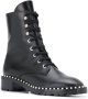 Stuart Weitzman lace-up studded boots Black - Thumbnail 2