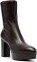 Stuart Weitzman Lala 110mm zip-up leather boots Brown - Thumbnail 2