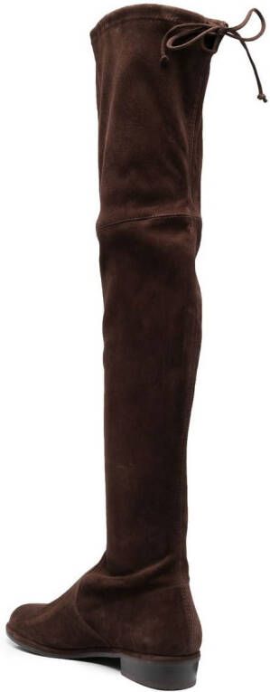 Stuart Weitzman Lowland 40mm thigh-high boots Brown