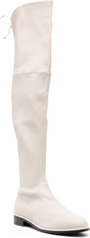 Stuart Weitzman Lowland leather boots Neutrals