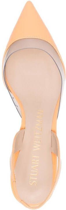 Stuart Weitzman Lucite Sculpt pumps Orange