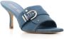 Stuart Weitzman Maverick 60mm canvas sandals Blue - Thumbnail 2