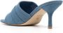 Stuart Weitzman Maverick 60mm canvas sandals Blue - Thumbnail 3