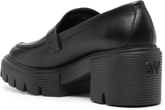 Stuart Weitzman Maverick Soho 70mm loafers Black