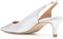 Stuart Weitzman metallic-effect leather pumps Grey - Thumbnail 3