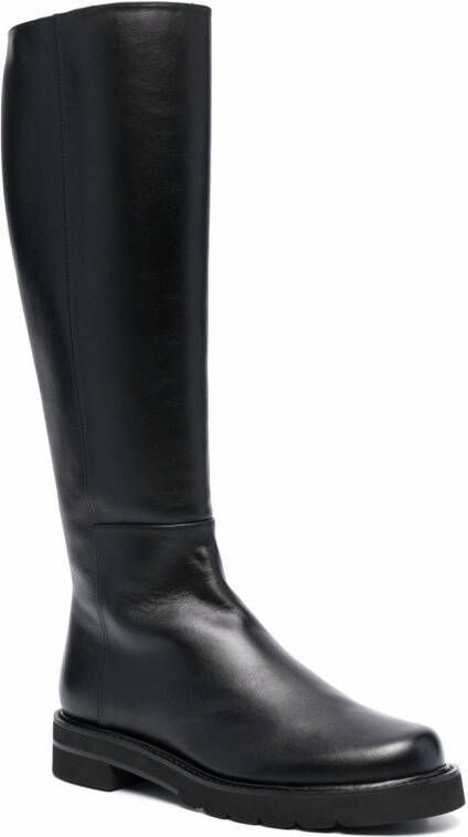 Stuart Weitzman Mila Lift leather knee boots Black