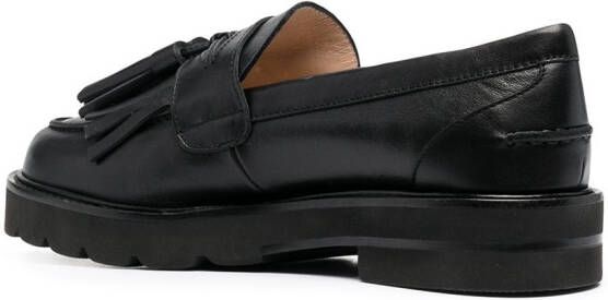 Stuart Weitzman Mila tassel loafers Black