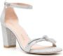 Stuart Weitzman Nearlynude 80mm crystal-embellished sandals Silver - Thumbnail 2
