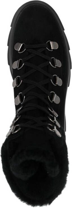 Stuart Weitzman Noho Hiker shearling-lined boots Black