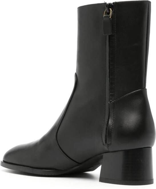 Stuart Weitzman Nola leather ankle boots Black
