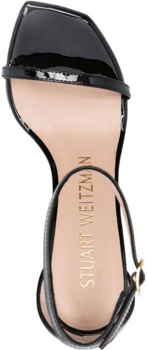 Stuart Weitzman Nudist Curve 105mm sandals Black