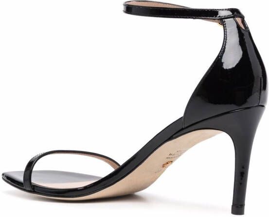 Stuart Weitzman Nudist Curve 75 sandals Black