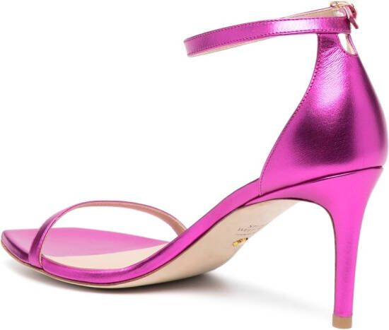 Stuart Weitzman Nudistcurve 75mm heel sandals Pink