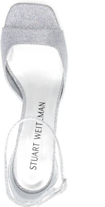 Stuart Weitzman Nudistia 85mm sandals Silver