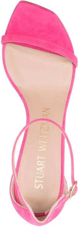 Stuart Weitzman Nudistsong 100mm high heel sandals Pink