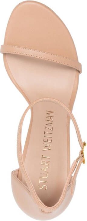 Stuart Weitzman Nudistsong 115mm leather sandals Neutrals