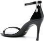 Stuart Weitzman NuNakedCurve 85mm leather sandals Black - Thumbnail 3