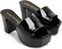 Stuart Weitzman open-toe leather sandals Black - Thumbnail 4