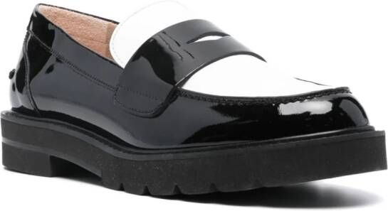 Stuart Weitzman Palmer leather loafers Black