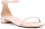 Stuart Weitzman pearl-embellished open-toe sandals Pink - Thumbnail 2