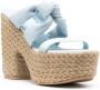 Stuart Weitzman Playa Sohigh 145mm knot sandals Blue - Thumbnail 2