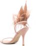 Stuart Weitzman Plume 100 feather-trimmed sandals Pink - Thumbnail 3