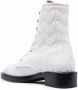 Stuart Weitzman quilted lace-up boots White - Thumbnail 3