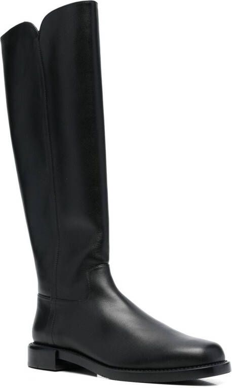 Stuart Weitzman Riding low-heel boots Black