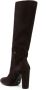 Stuart Weitzman round-toe 120mm suede boots Brown - Thumbnail 3