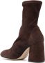 Stuart Weitzman round-toe 85mm suede boots Brown - Thumbnail 3