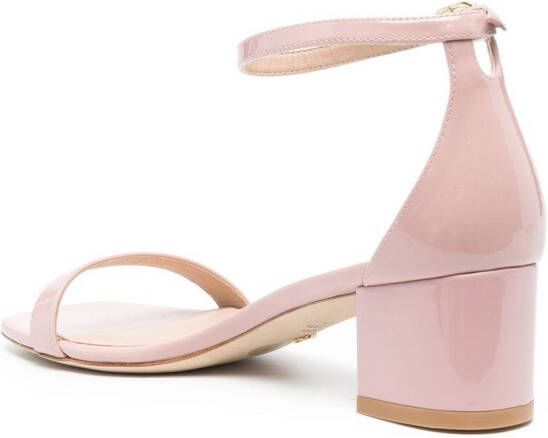 Stuart Weitzman Simplecurve 50 open-toe sandals Pink
